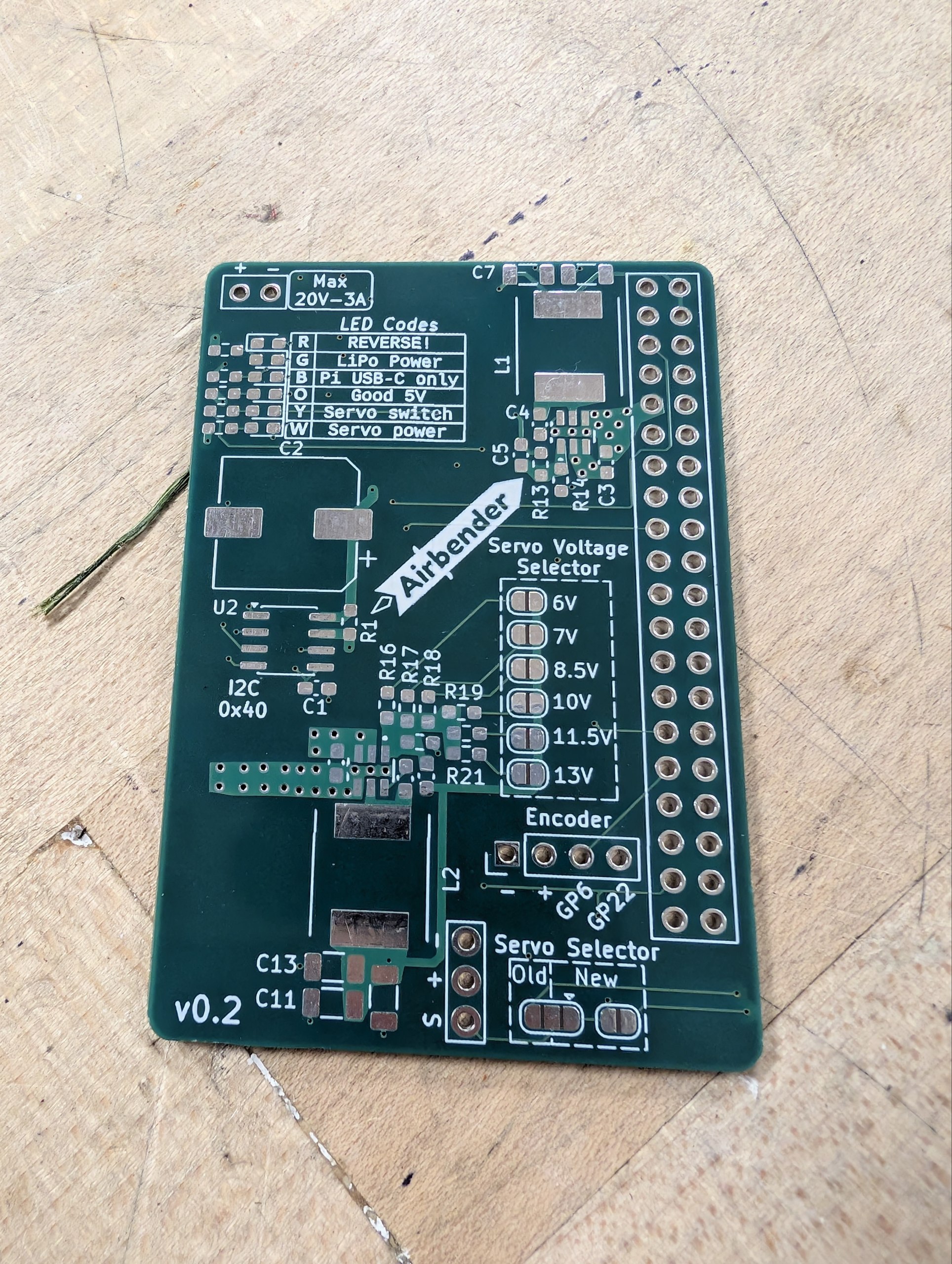 PCB with SMD pads and through holes