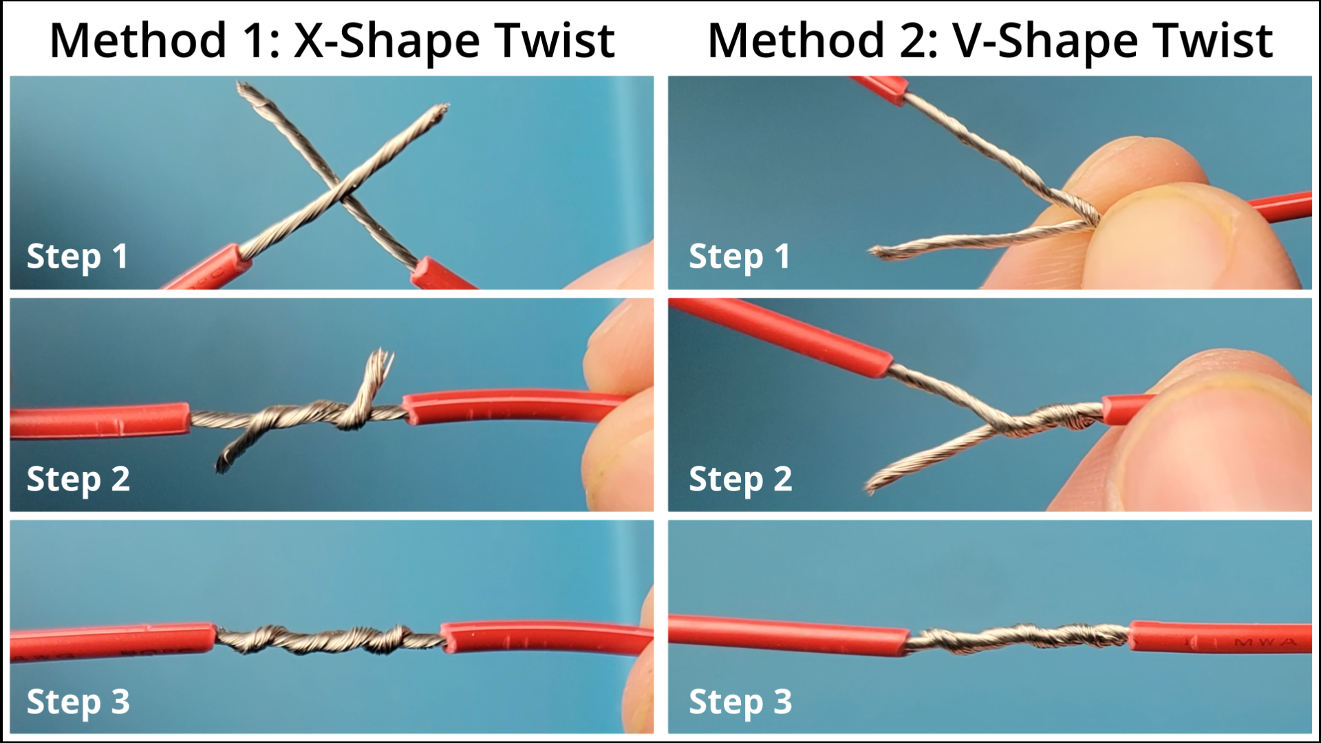 How to twist wires